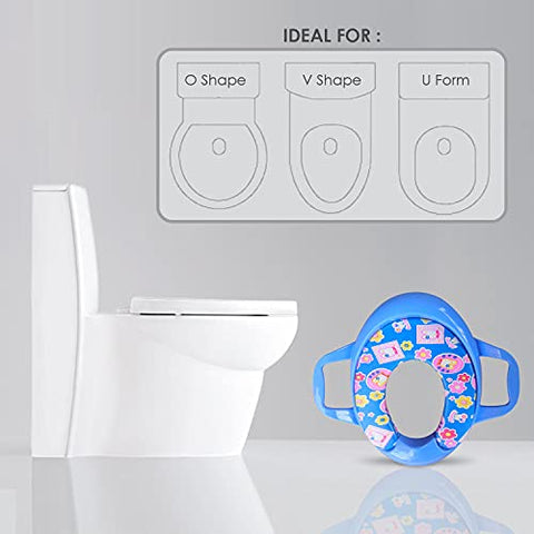 Sunbaby Squat W/Potty-Shotty Toilet Step Stool, 7" Height, Anti-Skid, Promotes Squatting Like The Indian Style, w/Angular Leg Position On Western Pot, for Kids & Adults (Black)