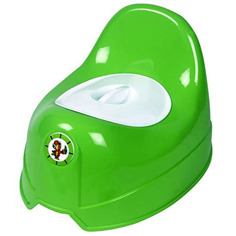 Sunbaby Foldable Potty-Trainer Seat for Toilet Potty Stand with Ladder Step Up Training Stool with Non-Slip Steps Ladder Adjustable Foldable for Boys Girls Toddlers Kid (Yellow)