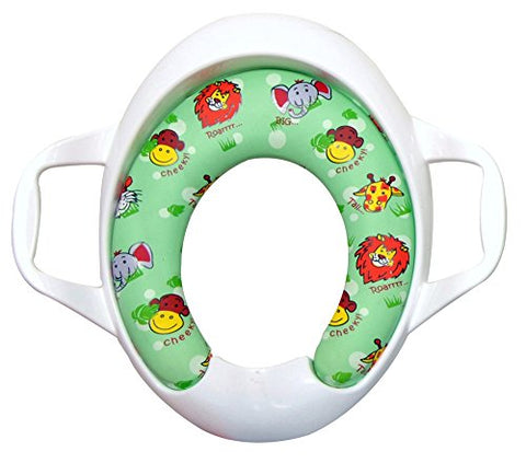 Sunbaby Soft Cushion Potty Seat with Handle - Madagascar (White)