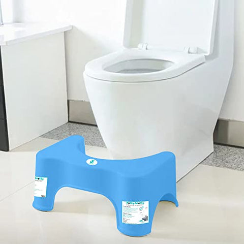 Sunbaby Squat W/Potty-Shotty Toilet Step Stool, 7" Height, Anti-Skid, Promotes Squatting Like The Indian Style, w/Angular Leg Position On Western Pot, for Kids & Adults (Pack of 1)