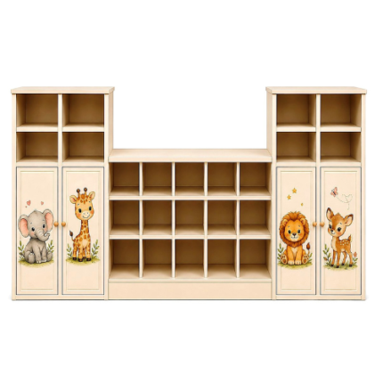 Animo Cabinet - 4 Door (Cream)