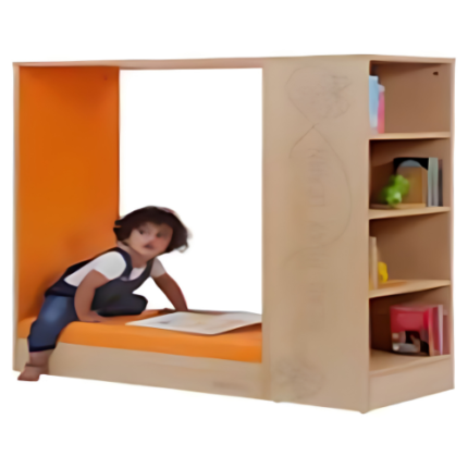 Reading Nook with Side Bookshelf