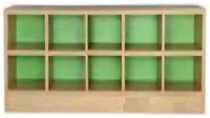 10-Cubby Shoe Rack Bench