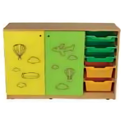 Air Transport Storage Cabinet with Trays