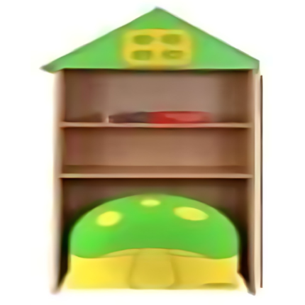 Hut Storage with Mushroom Seat