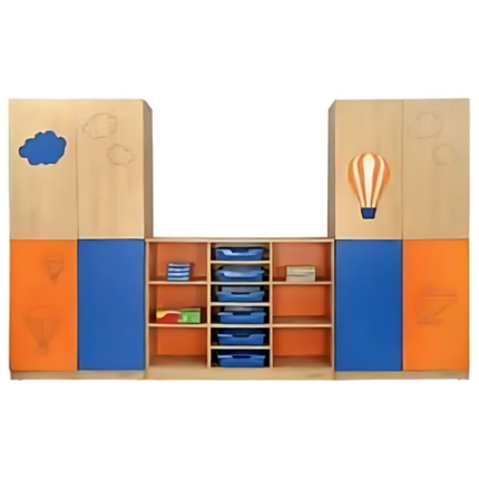 Hot Air Balloon Storage Wall Unit