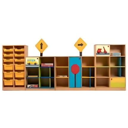 Traffic Theme Storage Wall Unit