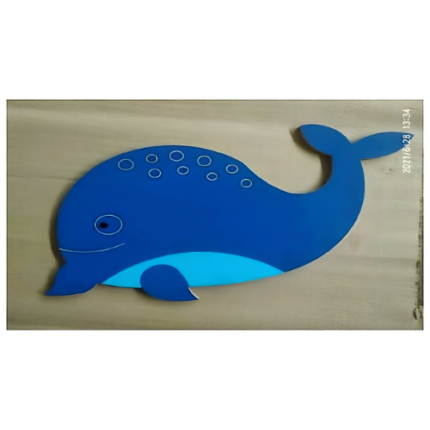 Blue Whale Wall Decor